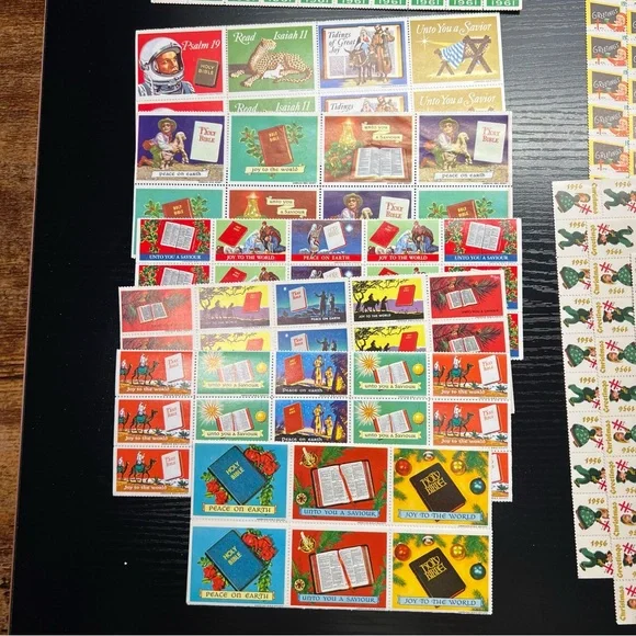 VINTAGE Christmas Easter Seals Stamps 50’s/60’s US Postal Unused 30+ Booklets